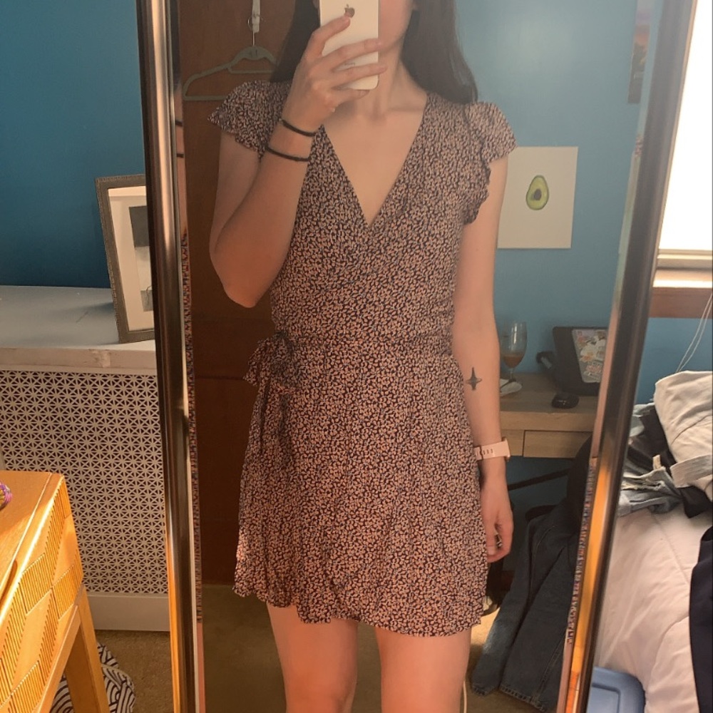 Flirty wrap dress